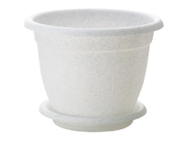 Горшок для цветов Борнео д 340 мм с подставкой №7 мраморный  42034/5